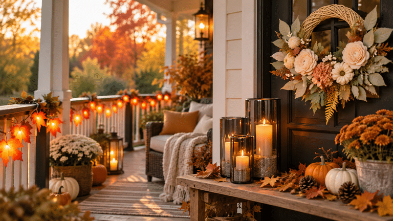 15 Herbstliche Deko ideen für Deine Veranda