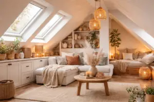 Dachschräge gestalten Ideen: 18 geniale Tipps für Schlafzimmer, Wohnzimmer & kleine Räume