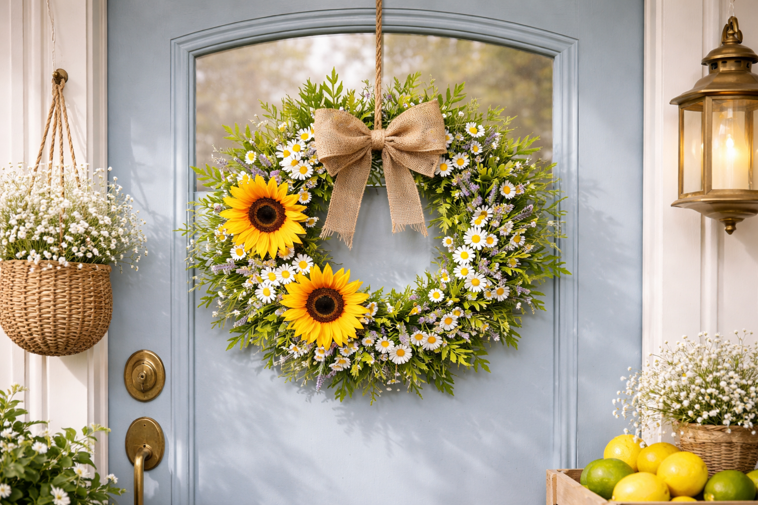 Sommer Türkranz Ideen 2026 die deine Haustür sofort aufwerten