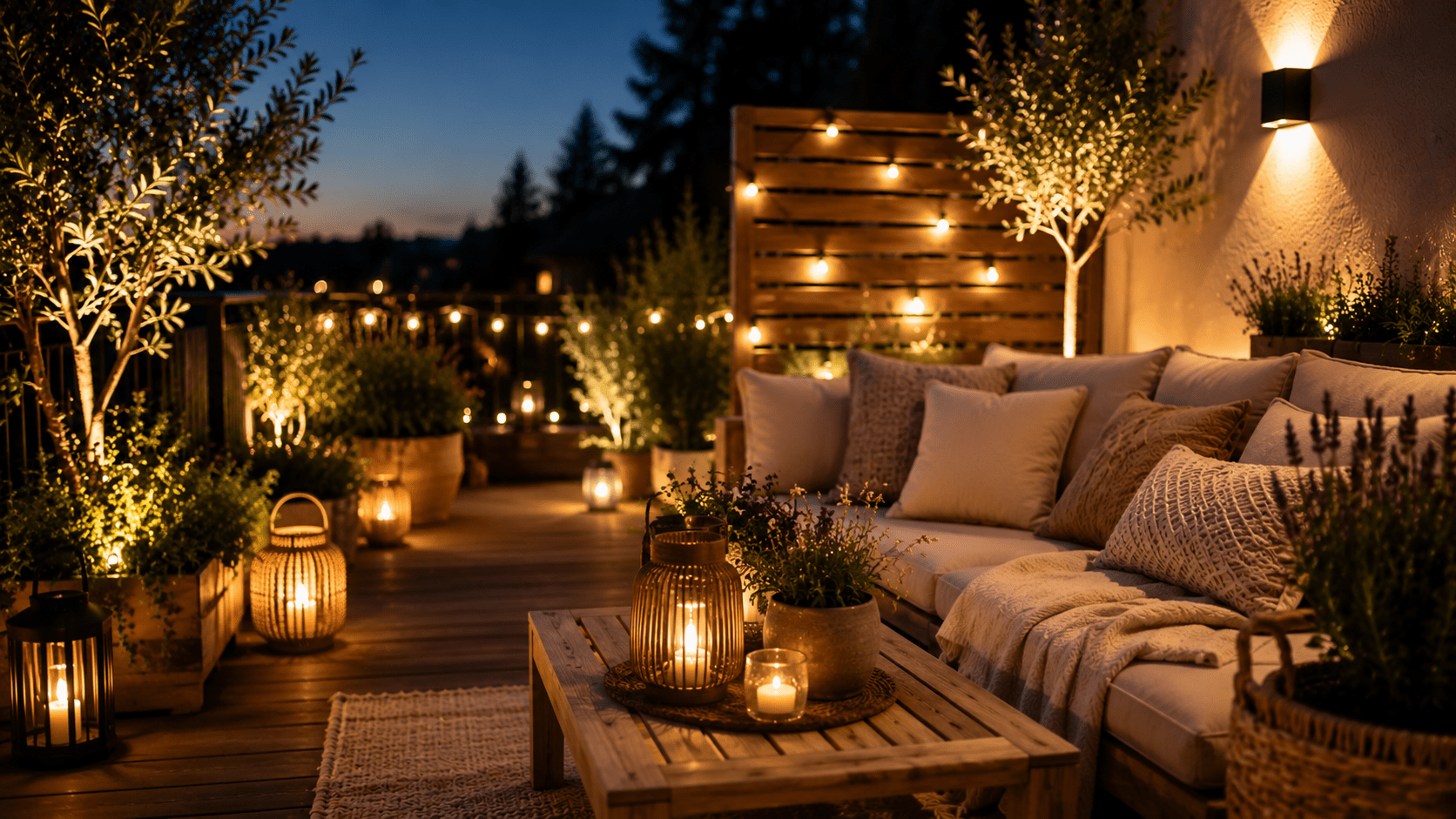 Außenbeleuchtung: 20 gemütliche Ideen für Garten, Terrasse und Balkon